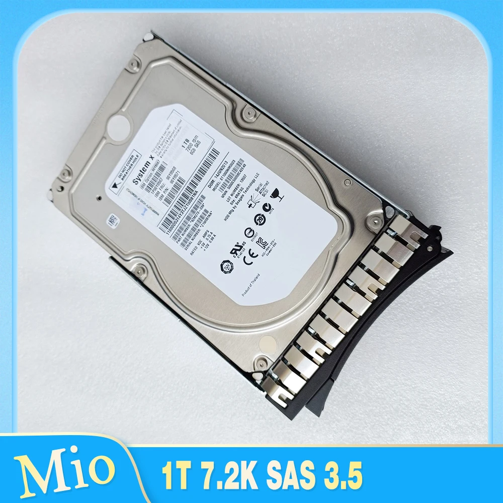 

For IBM Server Hard Disk X3650M4 M5 1T 7.2K SAS 3.5" 90Y8567 90Y8568 90Y8571