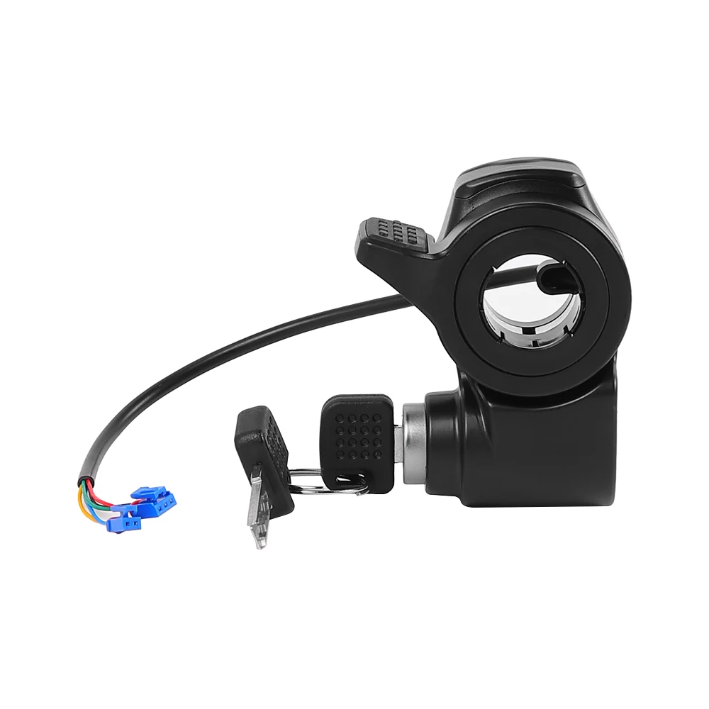 قفل مفتاح الخانق المتكامل لـ Kukirin A1/G2 Pro/G2 MAX/G2 Pro DB قفل إلكتروني مع أجزاء سكوتر كهربائي مفتاح