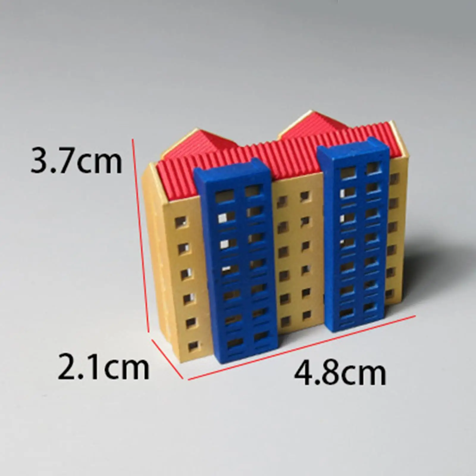 Model pociągu Architektura sceniczna Ręcznie malowany bajkowy ogród Accs Mikro element dekoracji krajobrazu