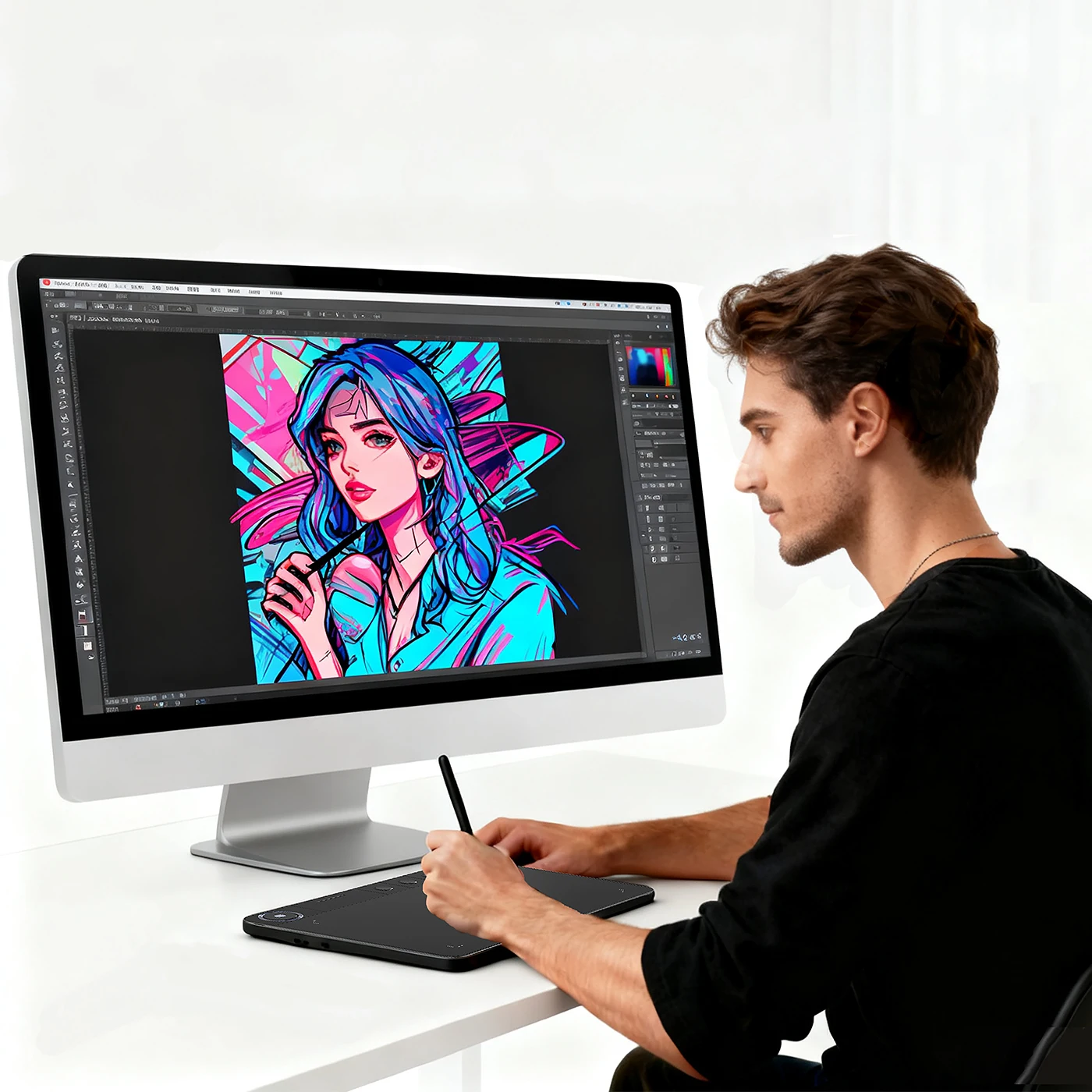 

Планшет для рисования havapen yz960, письменный планшет, сверхлегкий дизайн, цифровой студенческий сотовый телефон, совместимый с ios и androi