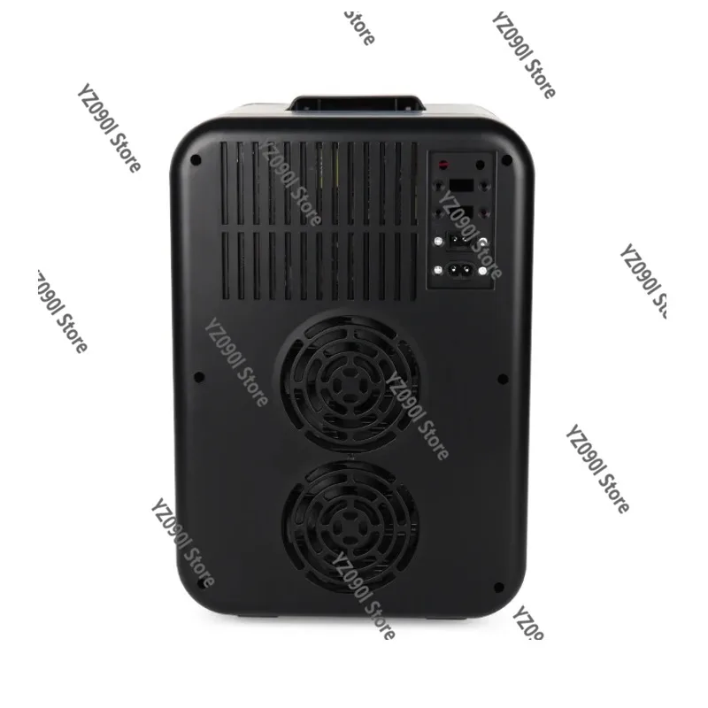 10L Portable Mini Refrigerator, Black Handle Dual Use Car Home Fridge, Beauty Drink Storage Mini Cooler Bar Fridge