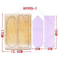 Tag New Wooden Cutting Dies Suitable for Common Mold Scrapbook Machines on the Market