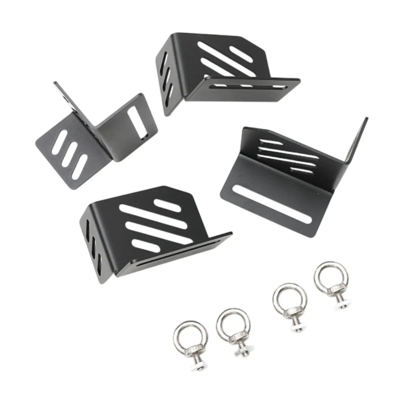 

Прочные стальные угловые кронштейны, комплект аксессуаров, прочная конструкция для багажника на крышу автомобиля, приключения на открытом воздухе