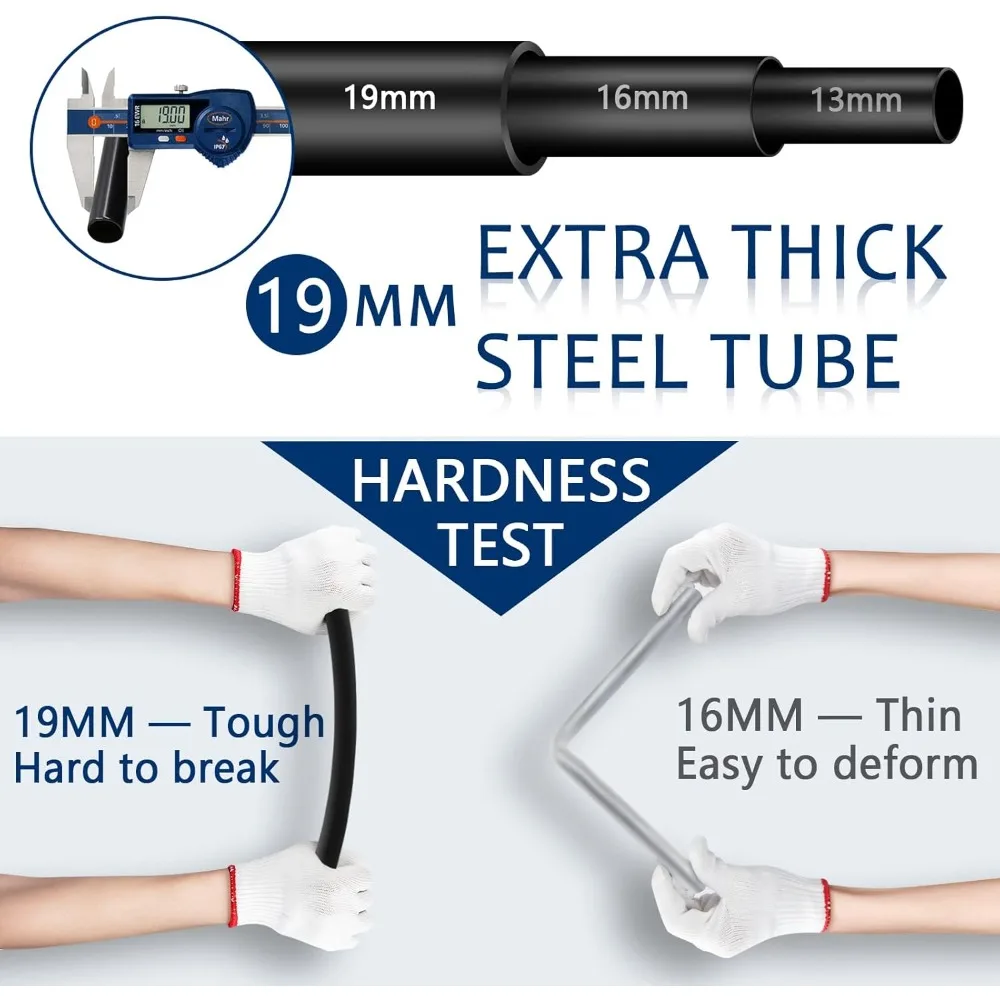 61 Armadio portatile con 3 barre sospese e 6 ripiani, tessuto non tessuto, montaggio robusto e semplice