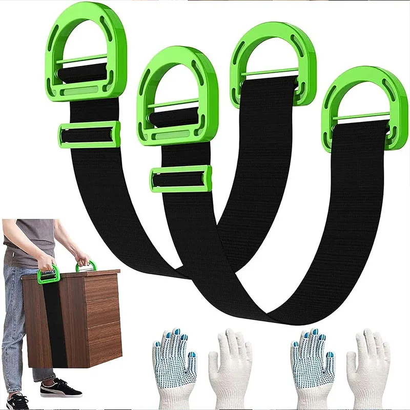 

Furniture Moving Straps Adjustable Moving Belt Carrying Straps With Handle Suport 600Lbs Heavy Object for Furniture Appliances