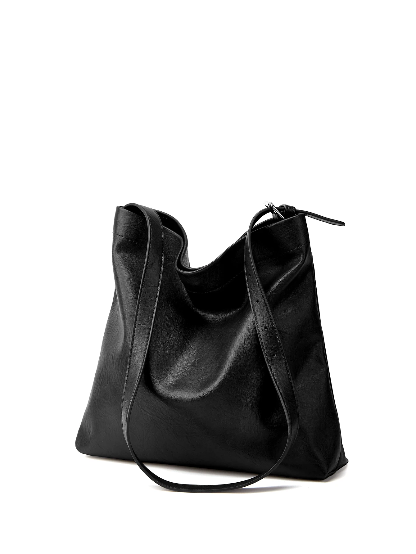 Nowy styl, duża pojemność, zestaw dwuczęściowy, modna, minimalistyczna, uniwersalna torba damska na ramię i do noszenia na skos w jednolitym kolorze.