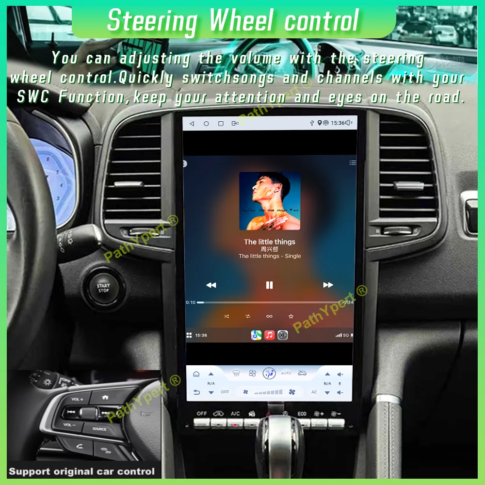 QCM 6125  Android15 For Renault Koleos Megane 4 Samsung SM6 Talisman 2016-2021 14.5”Qled Screen Multimedia player Radio CarPlay view 4