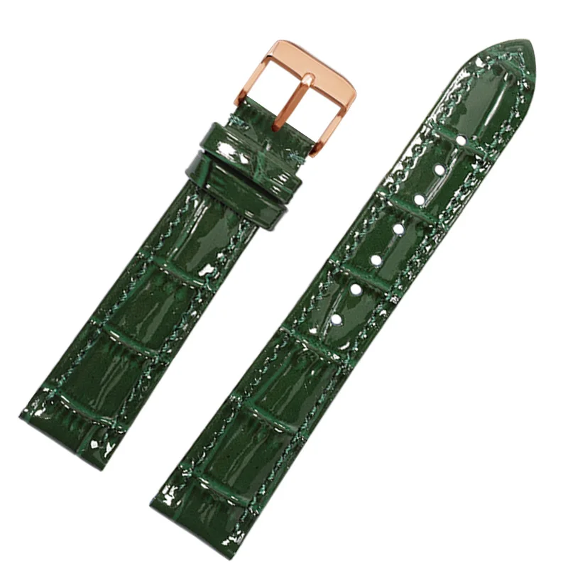 مشرق الأخضر جلد طبيعي حزام الساعات لهواوي سوار B5 B6 B3 حزام ساعة اليد حزام الأعمال معصمه الذكية GT2/GT3 16 18 مللي متر