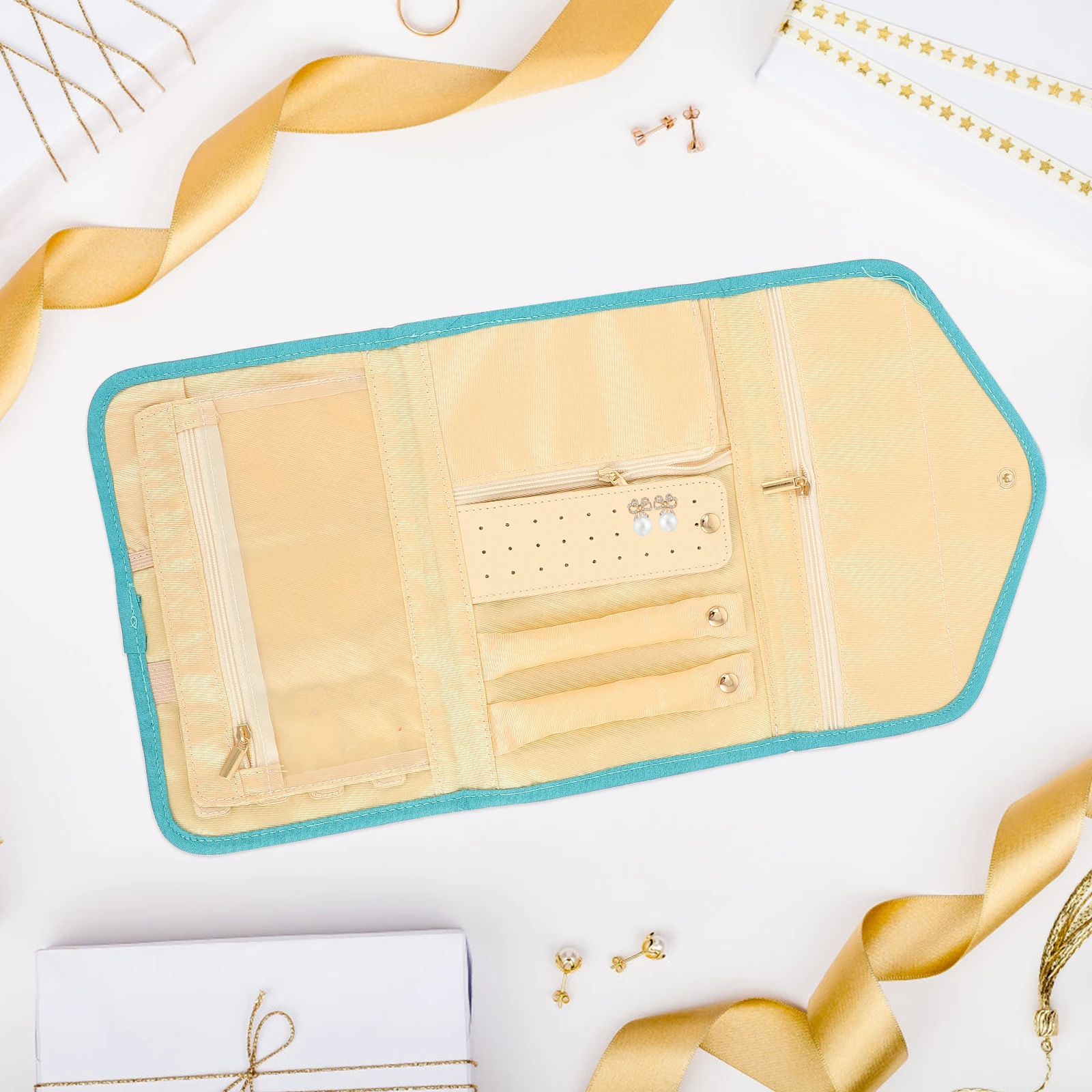 

Jewelry Storage Bag for Earrings Necklace ganizer Hairb Small Size High Quality Materials Jewelry Packaging Display