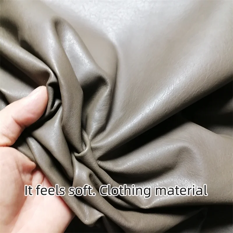 0.5/0.7mm Grey Green Sheepskin. First Layer Leather. Real Leather Fabric. Handmade DIY For Clothes. Whole Sheepskin