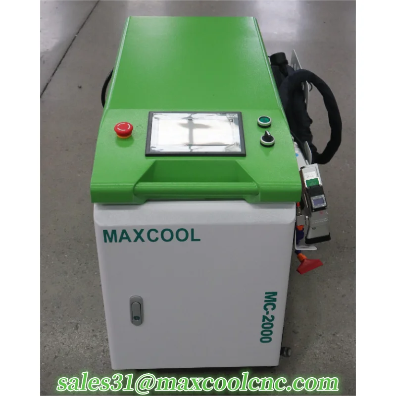 

maxcool 2000w laser cleaning machine 1500W 1000W 2000W Portable laser rust remover dust old paint laser cleaner hand held fiber