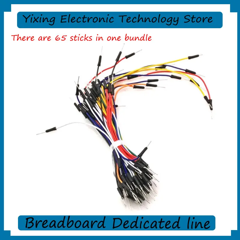 

Breadboard-Specific Jumper Plug Connection Wire Jumper Tie There Are 65 Sticks In One Bundle PCB Breadboard Prototype Circuit