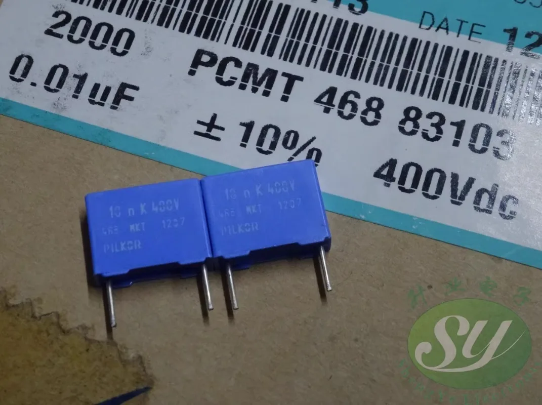 10pcs PILKOR MKT468 0.01uf/400v 10 nf103新品フィルムコンデンサ10MMです