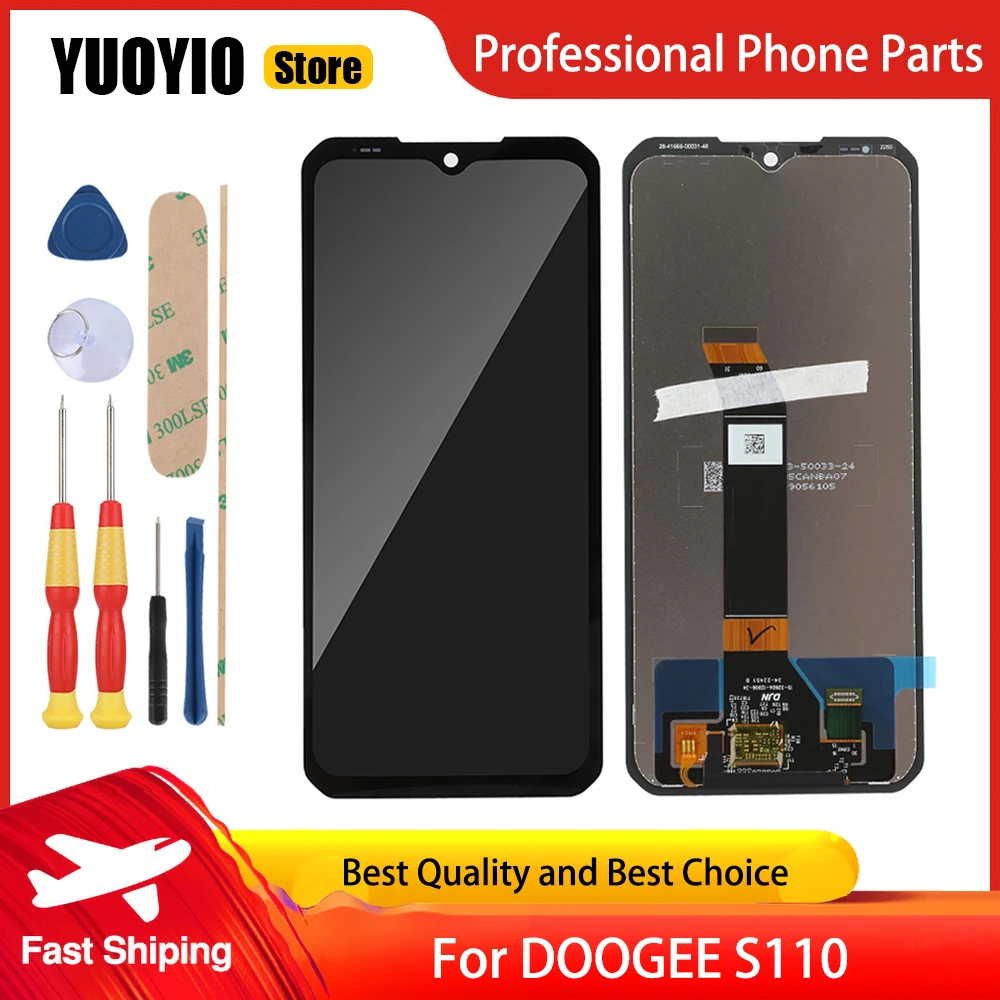 Original DOOGEE S110 LCD Display and Touch Screen Digitizer Assembly Replacement Display lcd +Tools