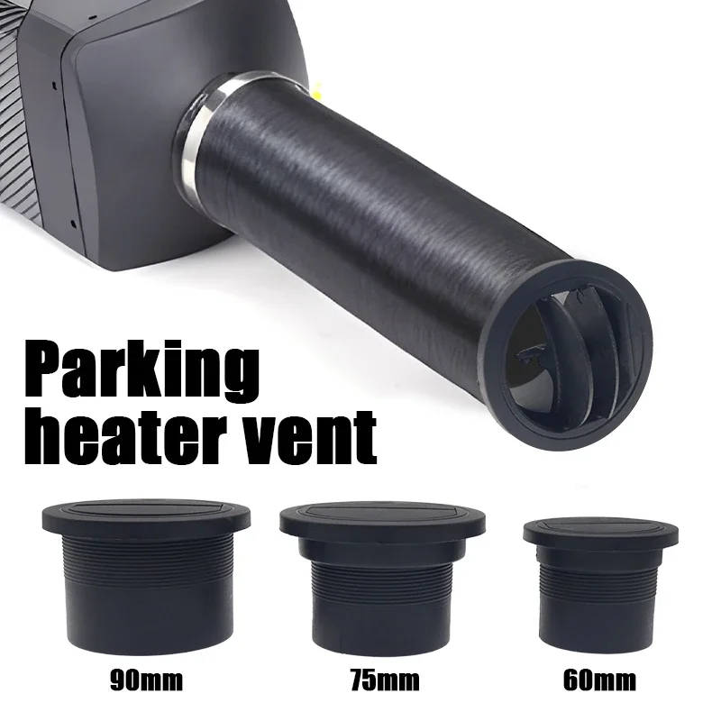 42mm 60mm 75mm 90mm Warm Air Vent Outlet Diesel Heater Air Conditioner Exhaust for Car Truck VAN Camper Pipe Outlet for Webasto