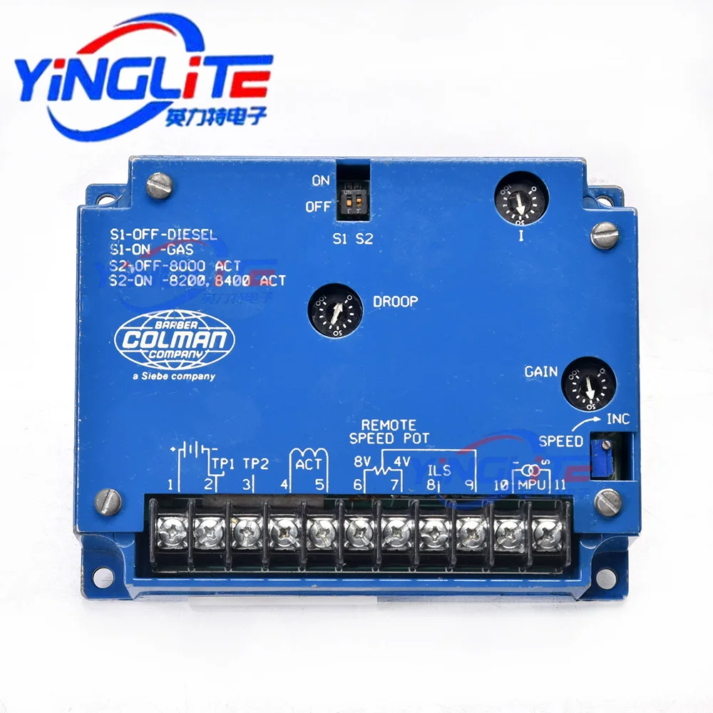 

Speed Control Board DYN1 10654-000-0-24 BARBER COLMAN Generator Speed Controller Governor