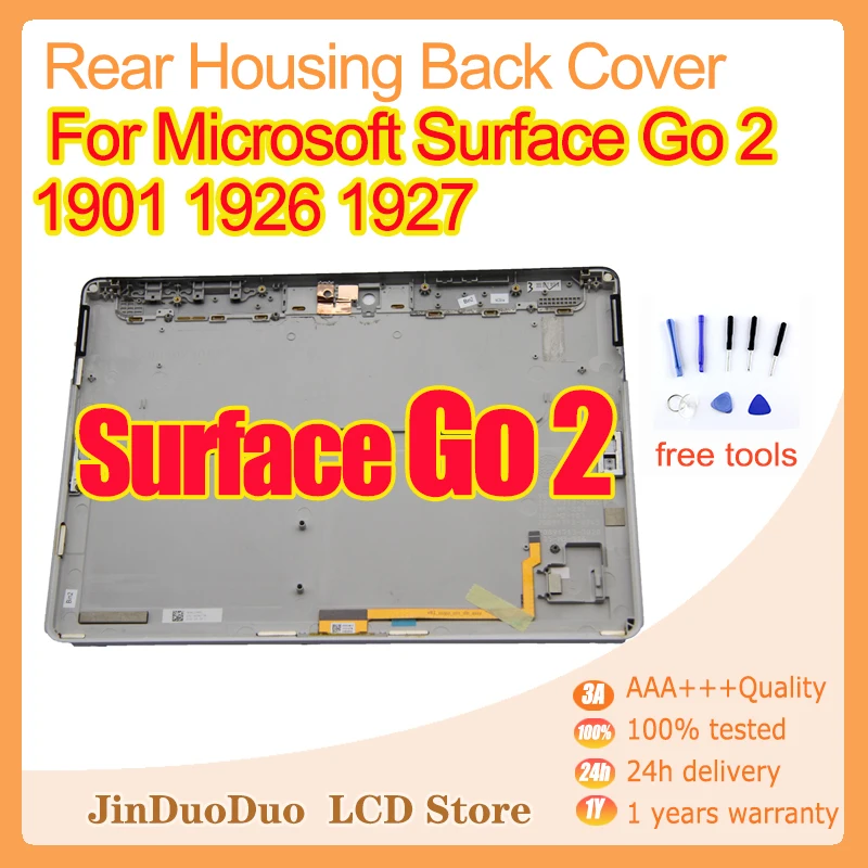 

10.5"Original For Microsoft Surface Go2 1901 1926 1927 Rear Housing Digitizer For Microsoft Go3 Back Cover Chassis Cover Housing