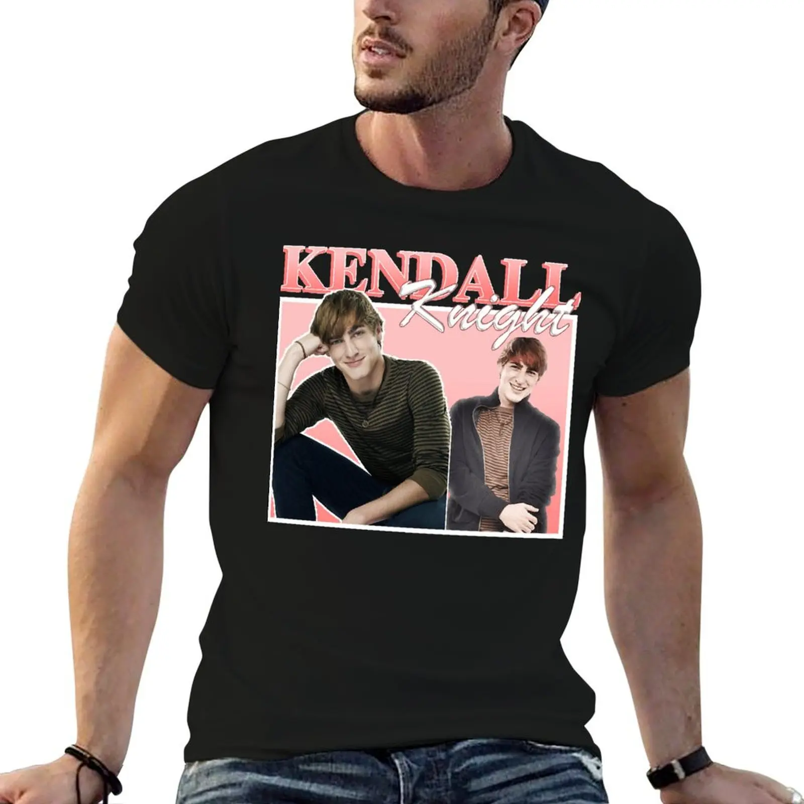 

men casual 100% brand shirts men t for shirt luxury Knight cotton T-Shirt man t Kendall