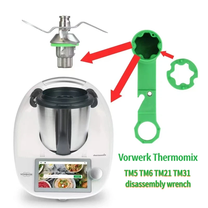 

Suitable for Vorwerk Thermomix TM5 TM6 TM21TM31 disassembly wrench Dough Remover disassembly tool