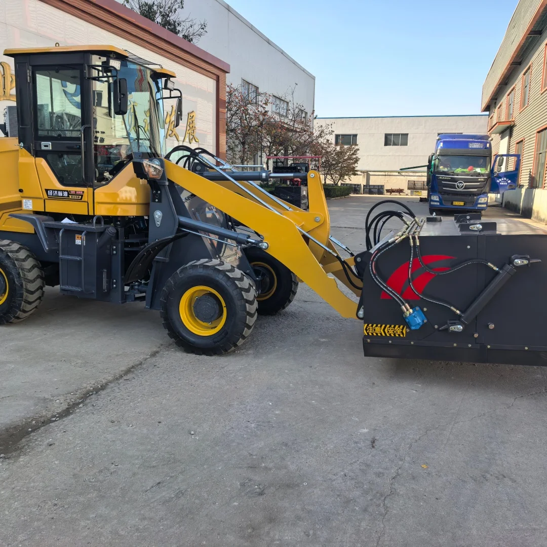 Mini Wheel Loader 0.8ton Front End Loader for Garden Landscape Agriculture Small Shovel In Stock Factory Wholesale Best