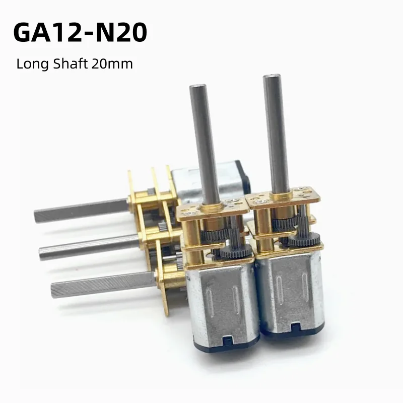 

Micro GA12-N20 DC Gear Motor,20MM Long Shaft Motor,3V6V12V DIY Small Motor For Lock,Smart Car/Robot