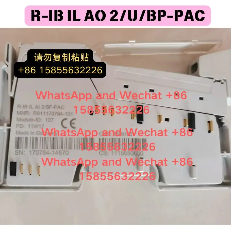 Used OEM disassembled parts R-IB IL AO 2/U/BP-PAC module Functional test OK Quick delivery