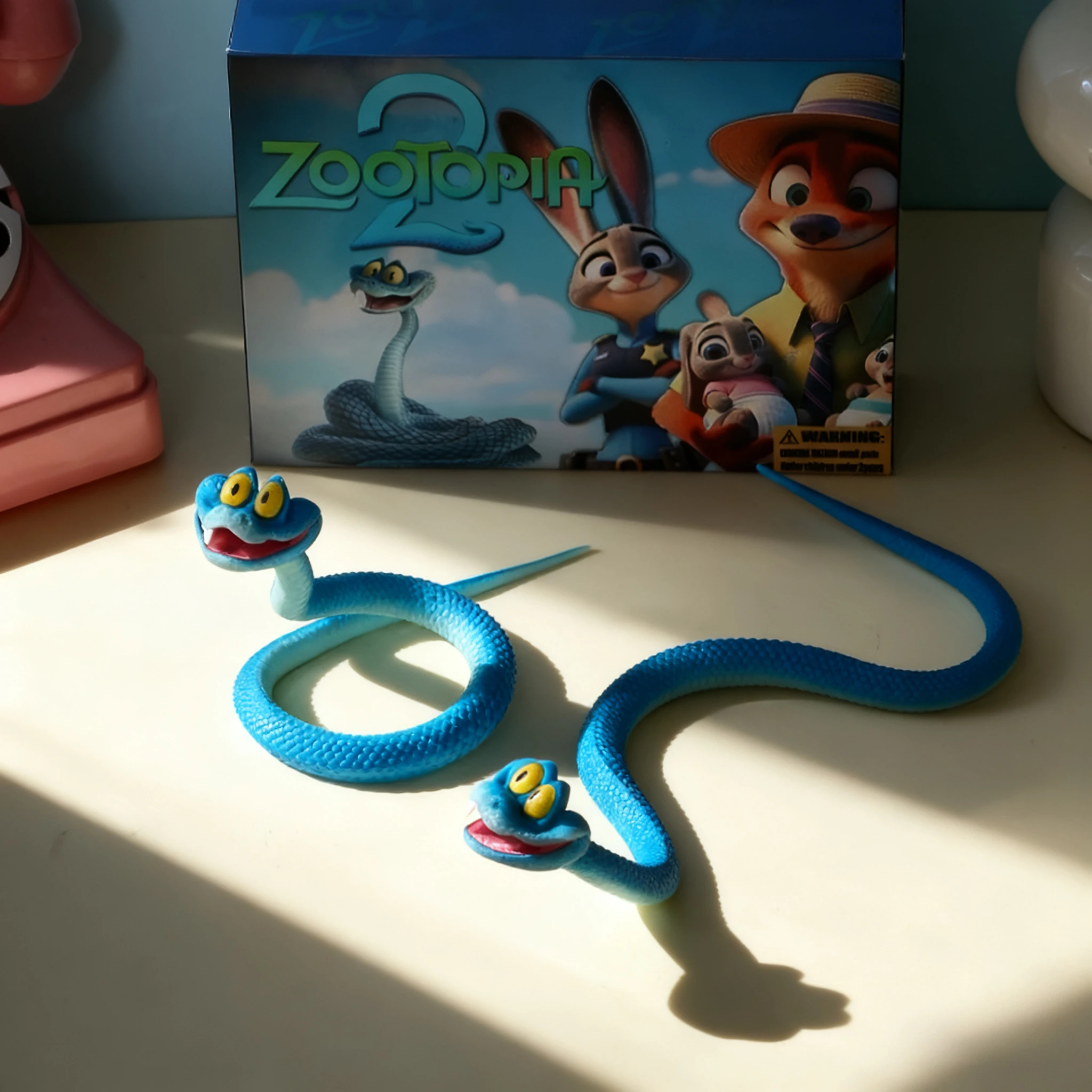 주토피아 2 게리 데 스네이크 애니메이션 주변 캐릭터 모델 관절 가동 피규어 장식 소품 소년 장난감 휴일 선물