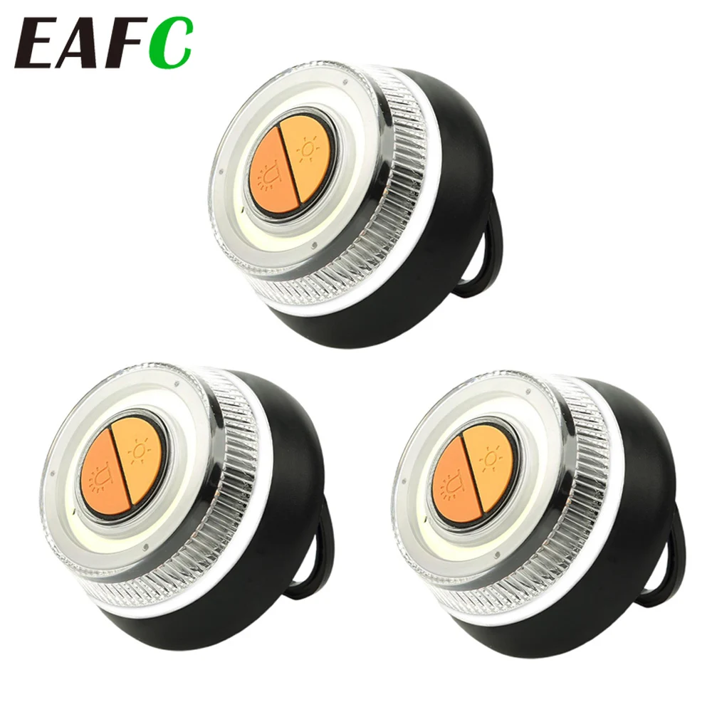 Balise stroboscopique LED universelle 12V 24V, 3 pièces, voyant d'avertissement d'urgence magnétique sur le toit pour voiture et camion, Kit de sauvetage d'urgence automatique