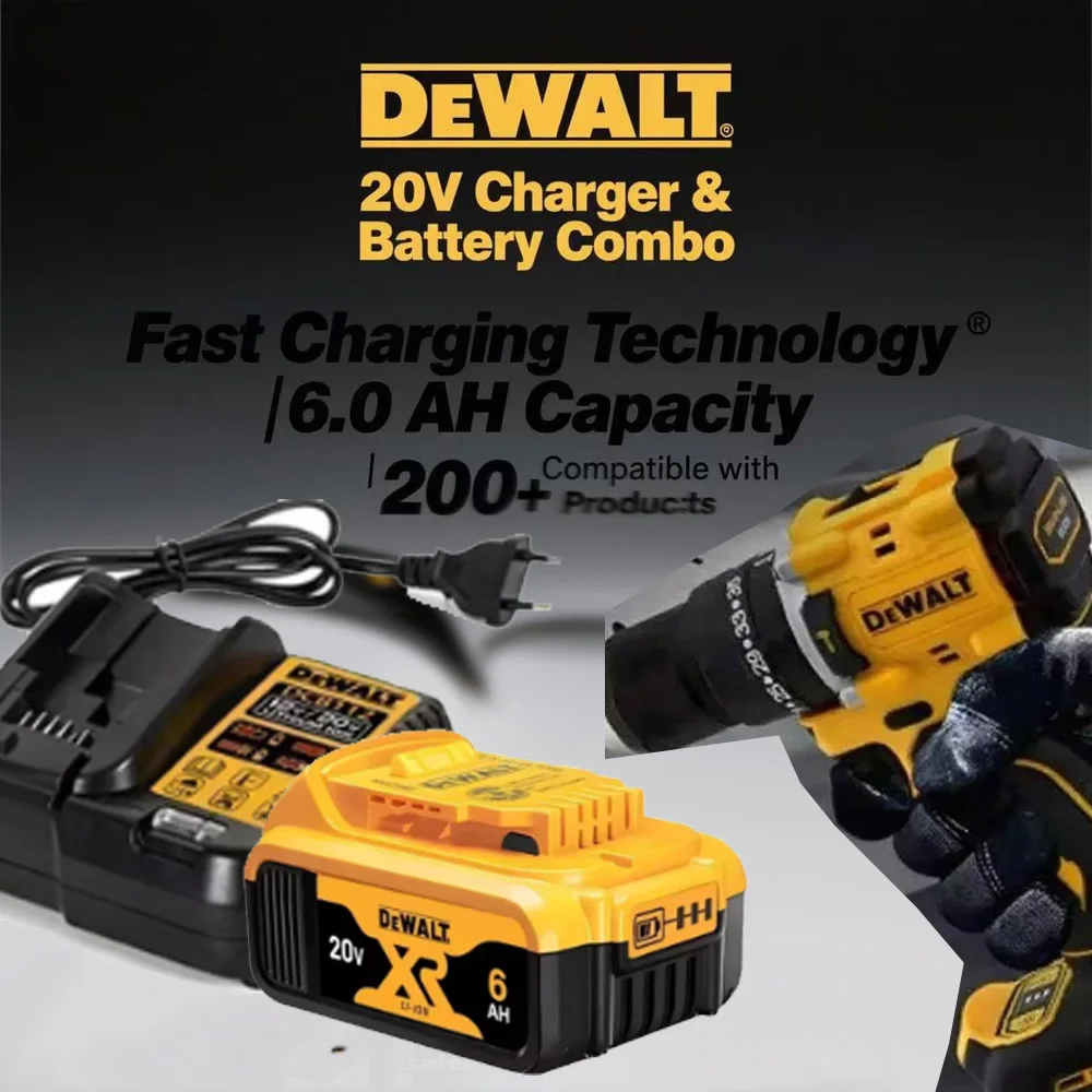 

DeWalt 20V 6.0Ah OEM Battery Pack - Designed for DeWalt 20V Max Lithium Power Tool System