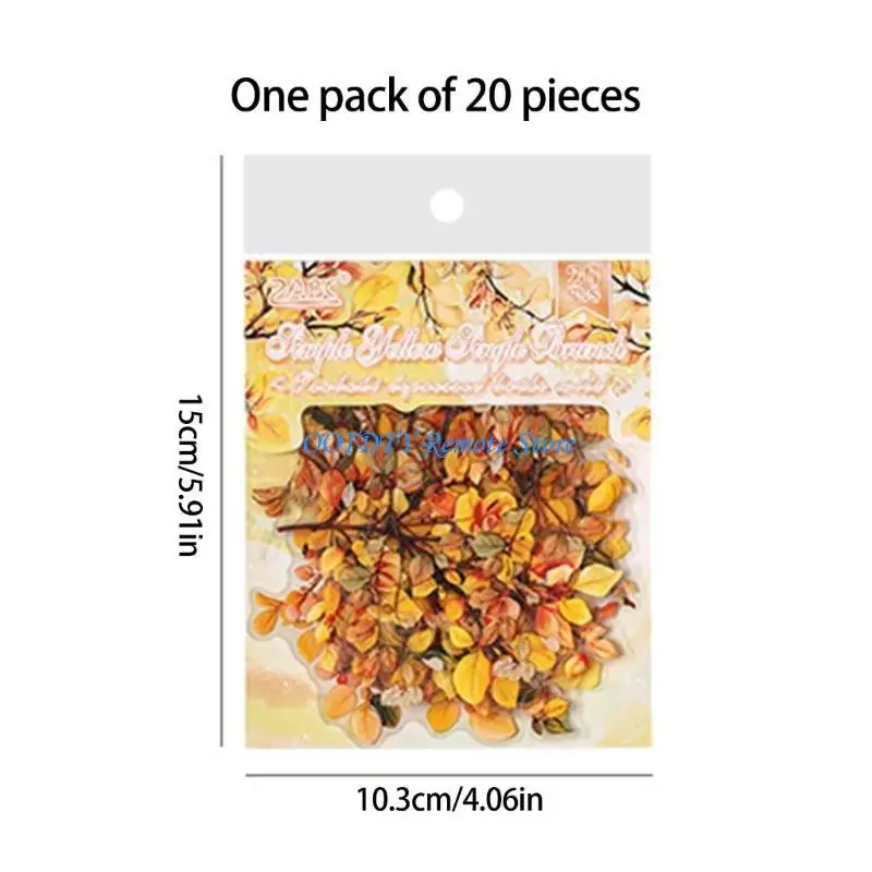  20 Sheets Muono Sticker Adhesive Sticker Decorative Sticker for Arts Craft Greeting Cards Scrapbooking Decoration