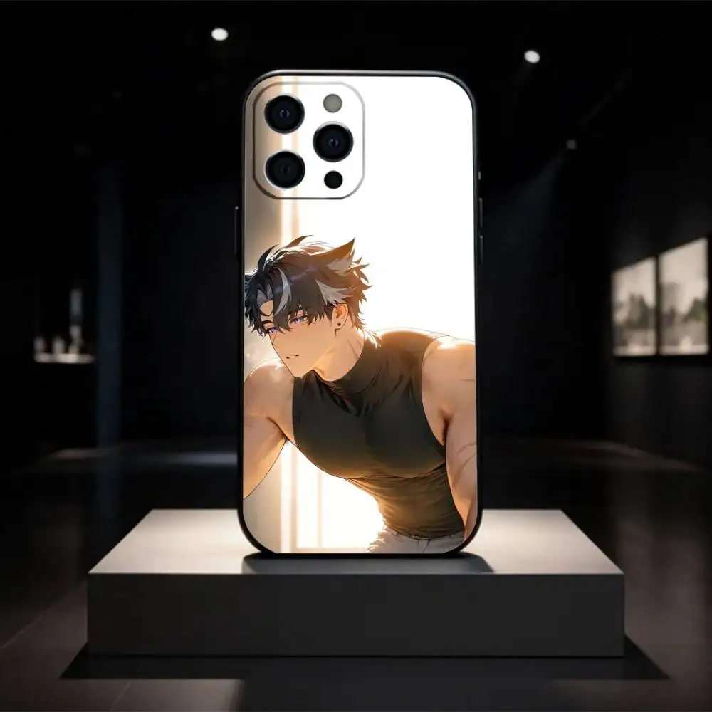 G-Genshin Impact Wriothesley  Phone Case Silicone Soft For IPhone 17 16 15 14 13 12 11 X XR Plus Pro Max Plus