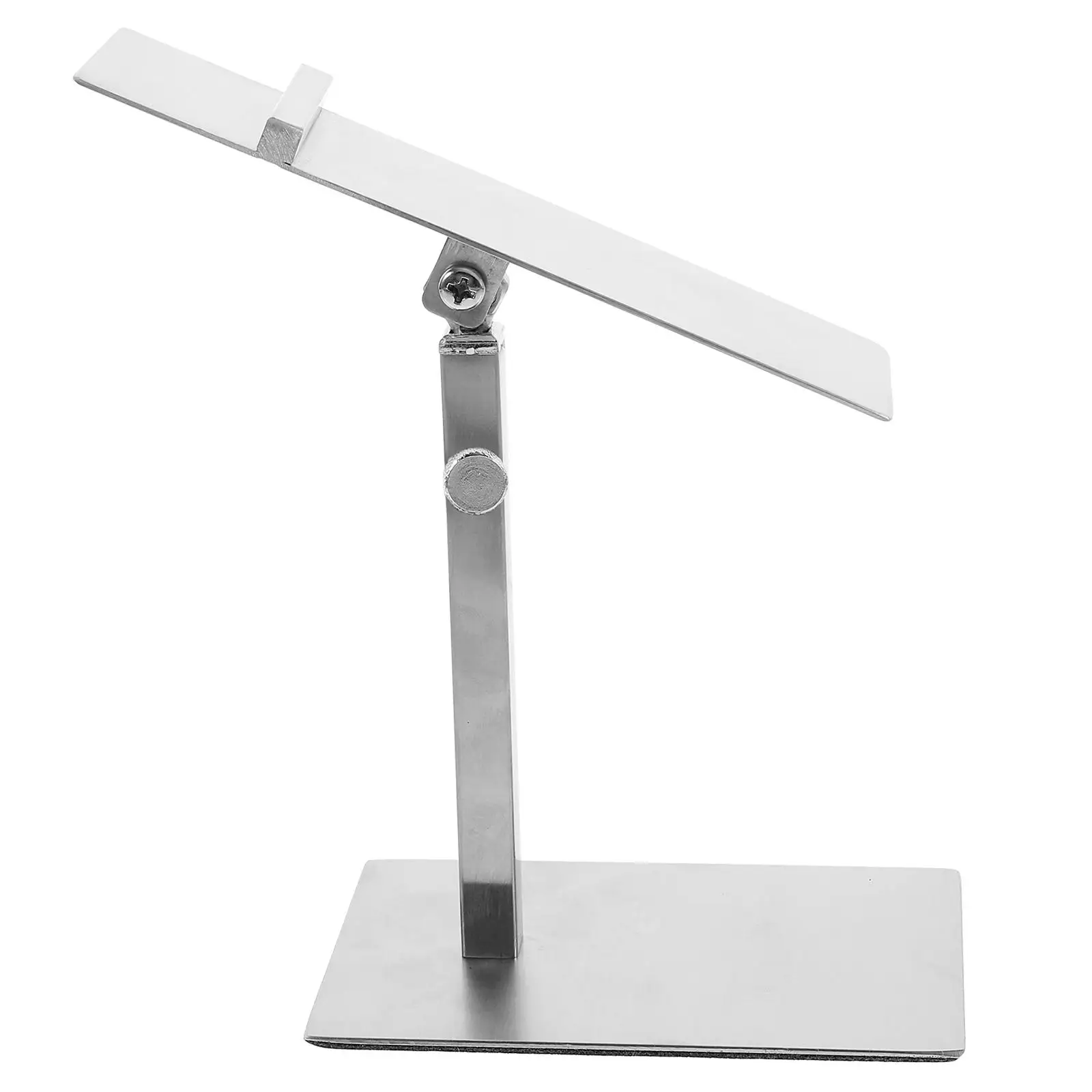 

High Heels Display Stand Adjustable Shoe Holder Rack for Store Portable Silver Shoe Display Tools Tilt Angle Heel Blockers