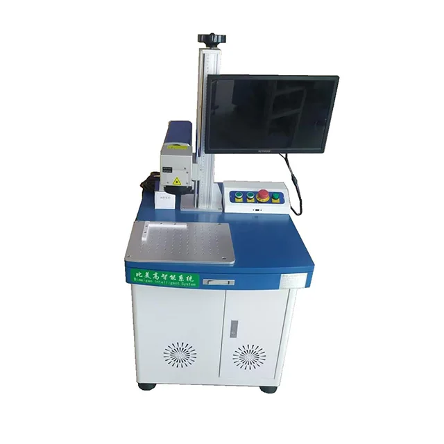 

High quality cabinet fiber marking machine for metal engraving