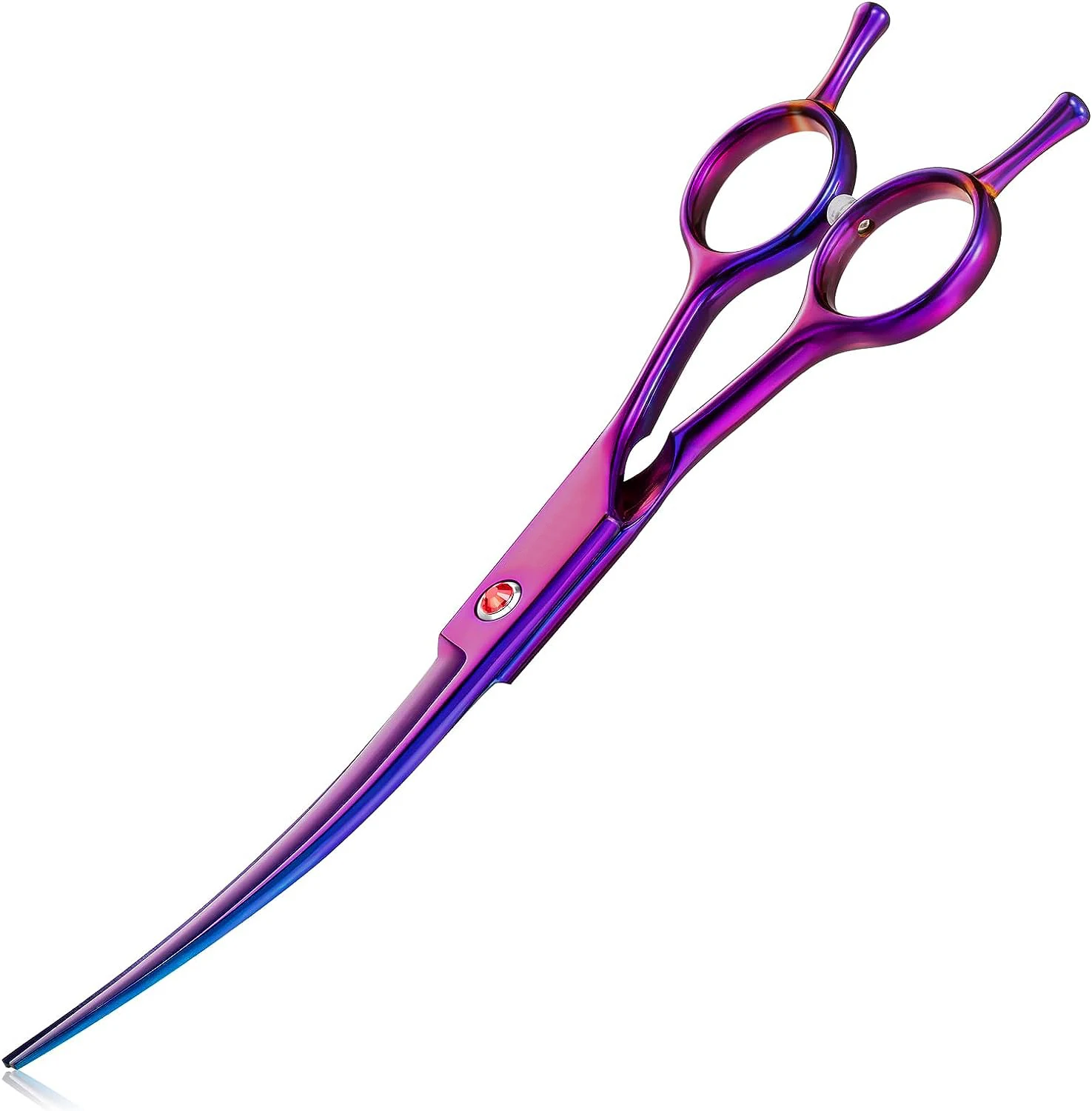 Pet Grooming Scissors 7inch Right and Left Hand Curved Scissors For Dog Grooming Hair Styling Scissors