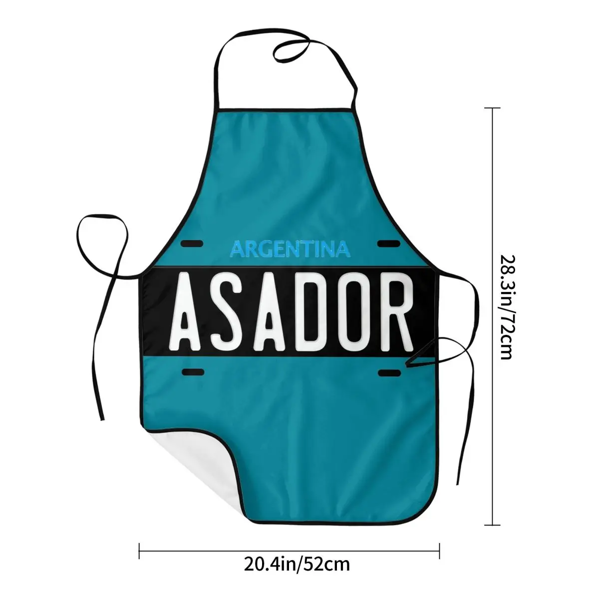 Argentinian Asador Argentina BBQ Grillmaster Aprons Chef Cooking Baking Tablier Bib Kitchen Cleaning Pinafore for Women Men