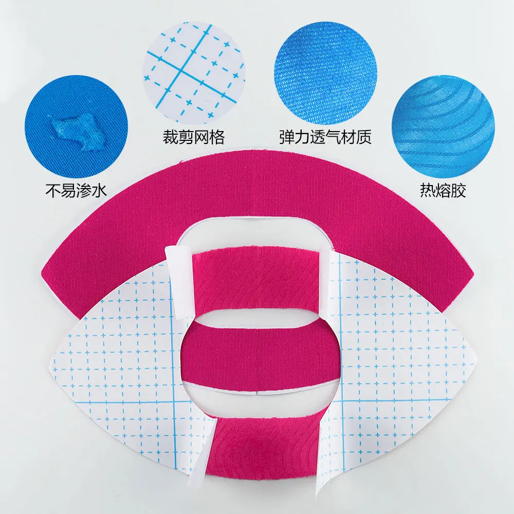 Parche muscular especial para correr de atleta, parche muscular elástico antitensión para menisco, parche muscular precortado