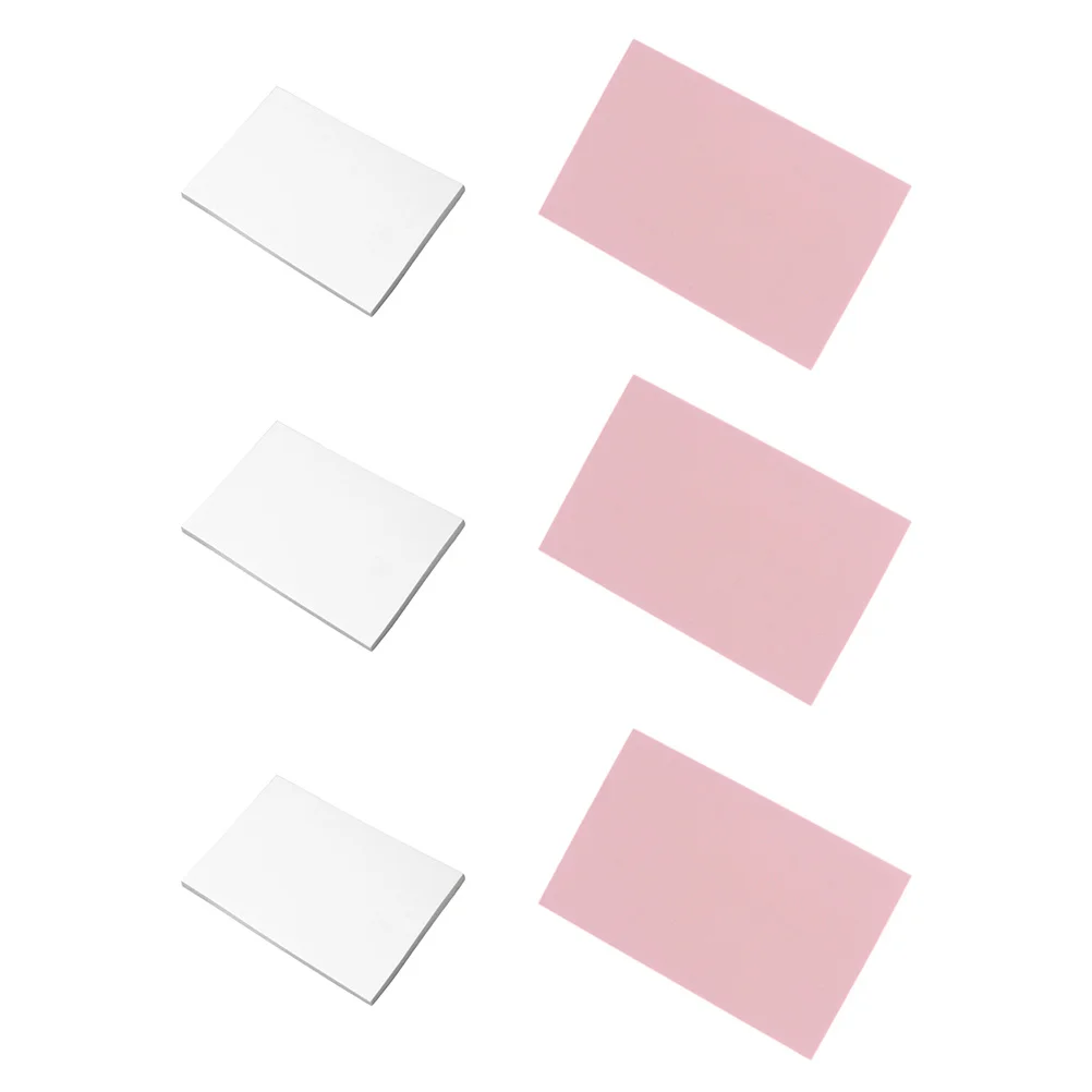 6Pcs Rubber Carving Blocks Durable Tpr Material Moderate Size Hand Carving Rubber Bricks DIY Stamp Craft Accessories