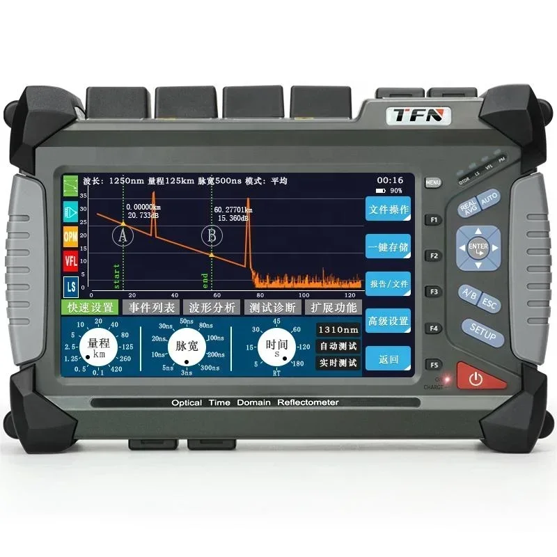 2026 New ModelMAYATANGMMTFN F7-T1 Mini OTDR Fiber Optic Tester Online Reflectometer For 1310/1550/1625nm PON Wavelengths OTDR Te