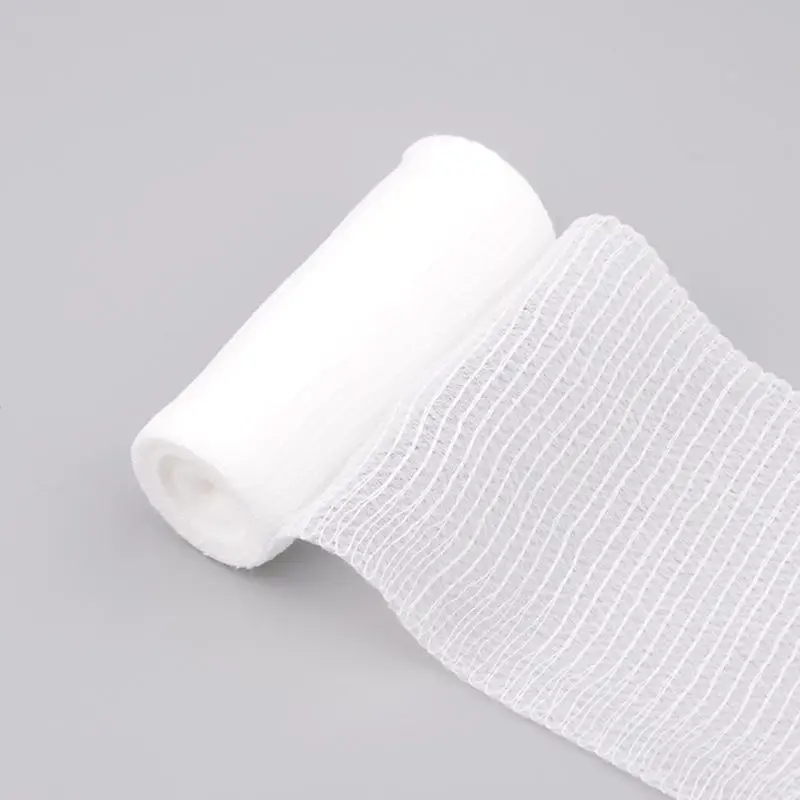 Gauze Bandage Rolls First Aid Supplies for Safe Adventuring Breathable Gauze Rolls Bandage Wrap for Wound Dressing