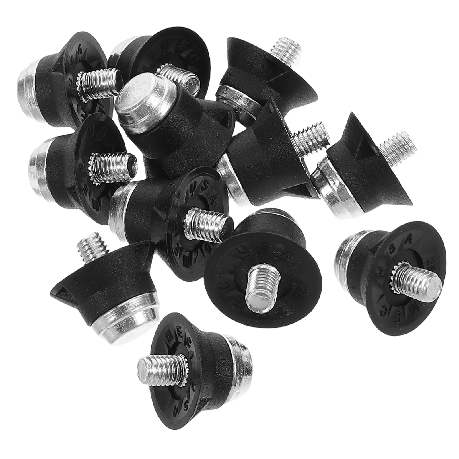 12 قطعة أحذية كرة القدم المعدنية ترصيع استبدال دائم مقاومة للاهتراء عدم الانزلاق الرجبي أحذية رياضية سبايك الرياضة التمهيد ترصيع #6