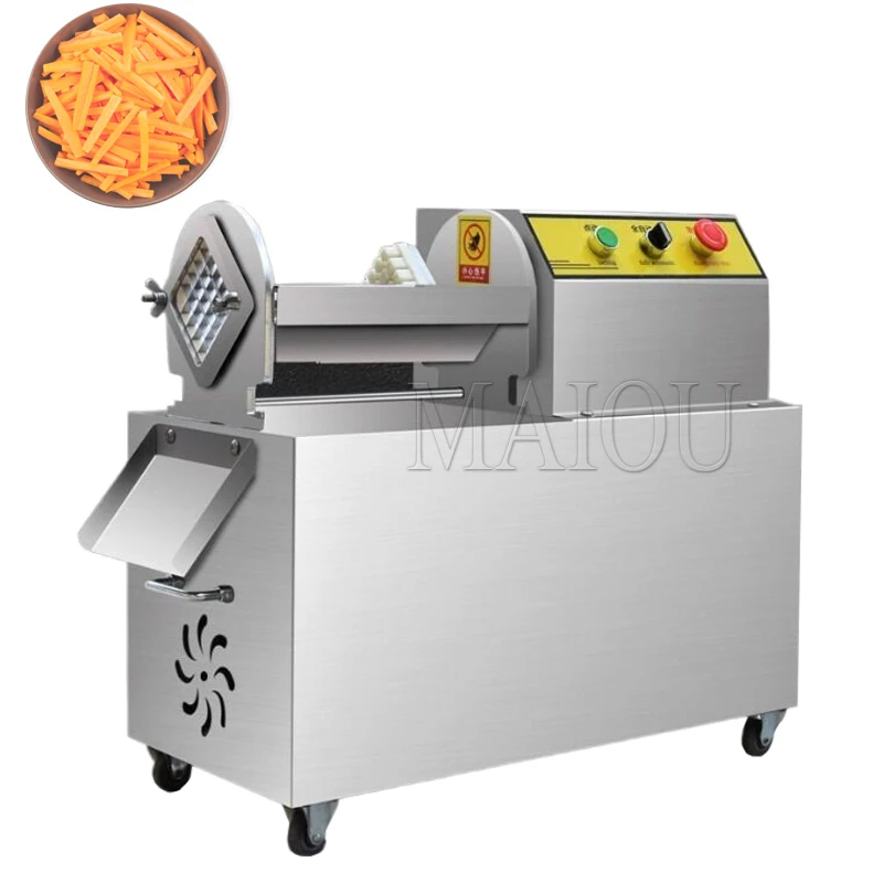 

Commercial Potato Strip Cutter Vegetable Radish Cucumber Cutting Machine Electric French Fries Machine Fries Cutting Machine