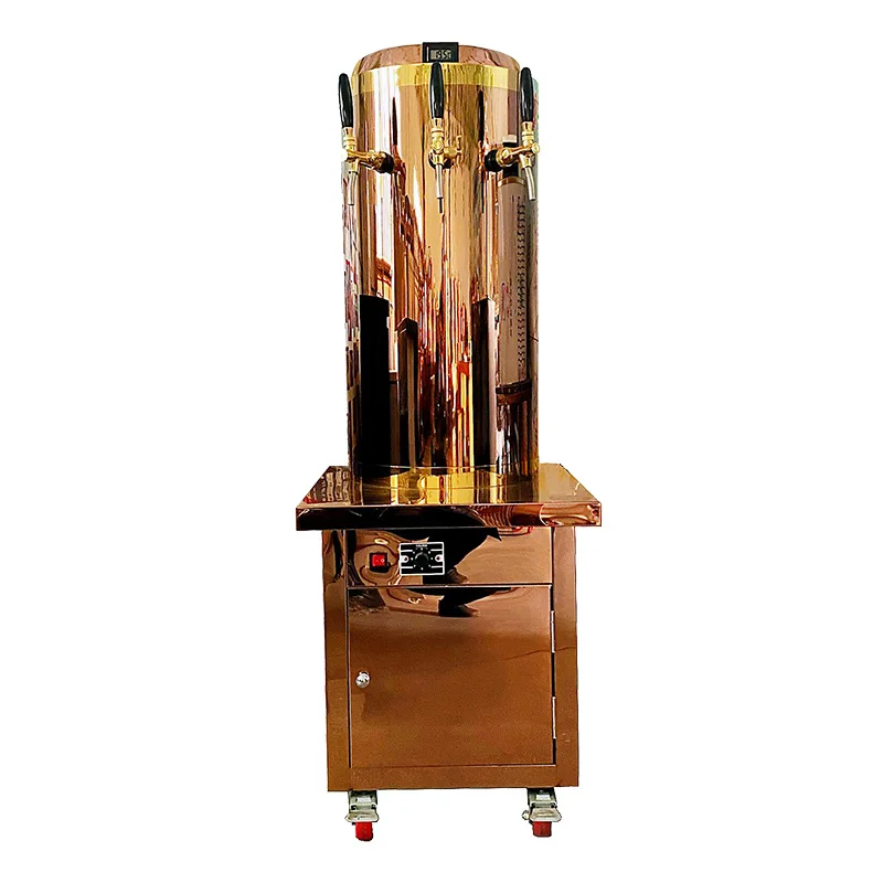 

Double head mini can beer machine, commercial stall beer machine, mini can refrigeration beater