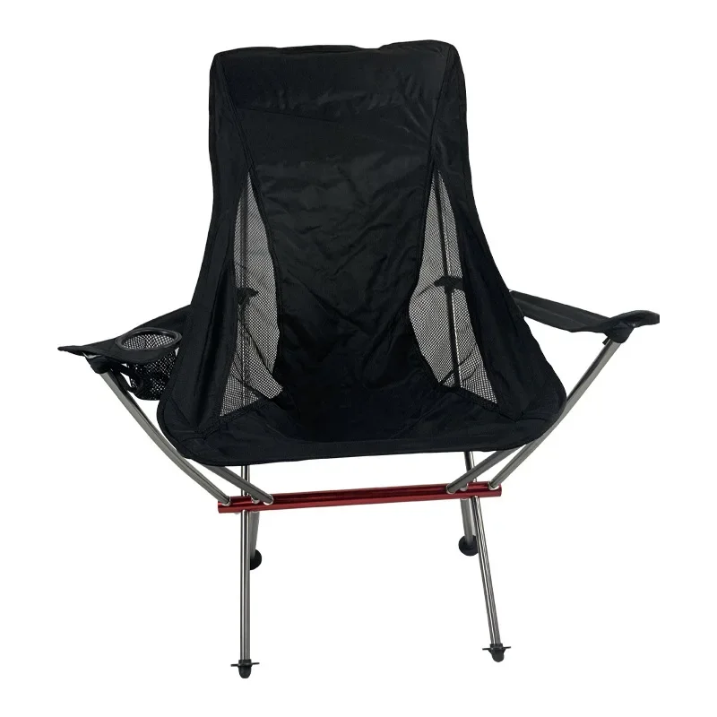 Ultra Lightweight Portable Folding Aluminum Alloy Chair Oxford Fabric Outdoor Camping Travel Fishing Beach Made Metal Wood