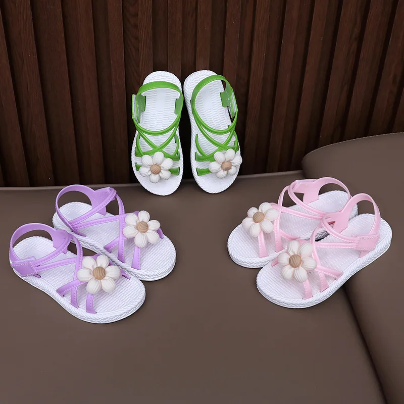 Girl Sandals for Children New Flower Beach Shoe Kids Shoes for Girl Toddler Girl Shoe Mother Kid Shoe Women Sandals Summer Shoes