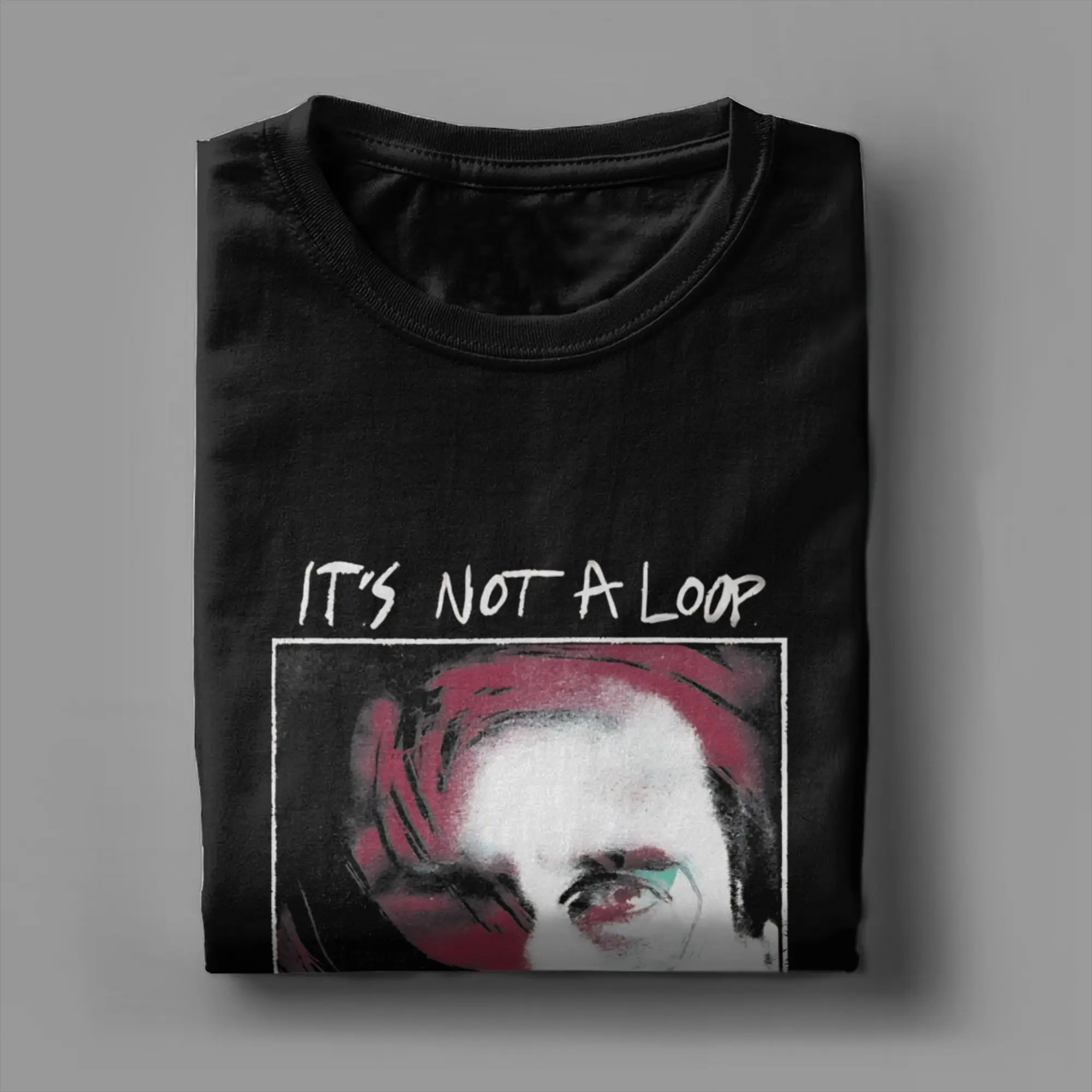 Vintage Alan Wake T-Shirt Men Round Collar Cotton T Shirts  Short Sleeve Tees Printed Clothes