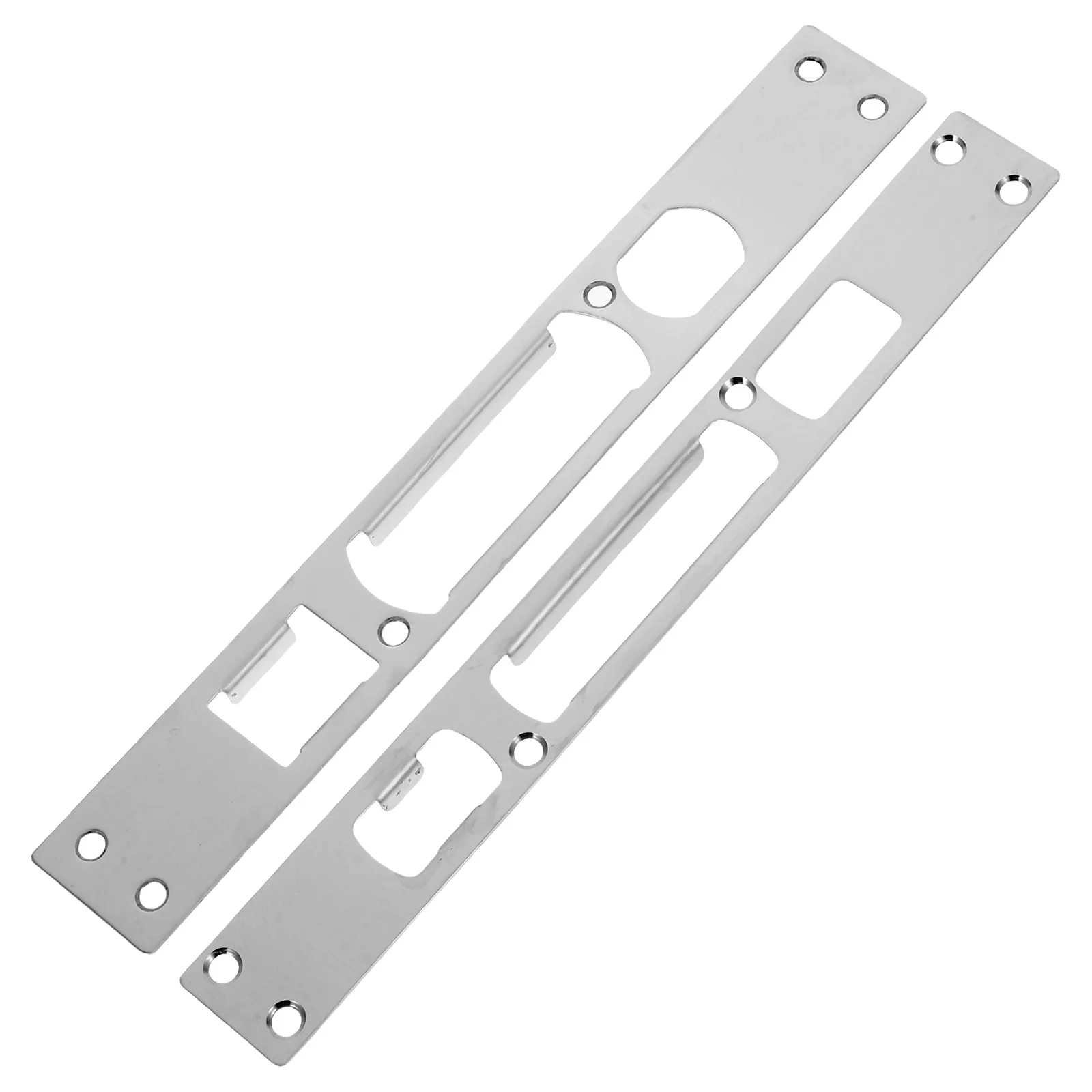 2 個の固体ステンレス鋼ドアラッチボルトシンプルで実用的なロープロファイルセキュリティ固定ドアラッチセキュリティバレルボルト