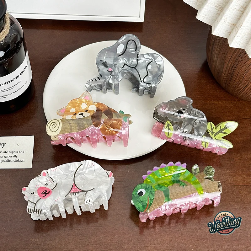 

Creative Good Luck Dragon Hair Claw For Women Girls Unique Personalized Acrylic Hair Clips Exquisite Hair Accessories Gifts