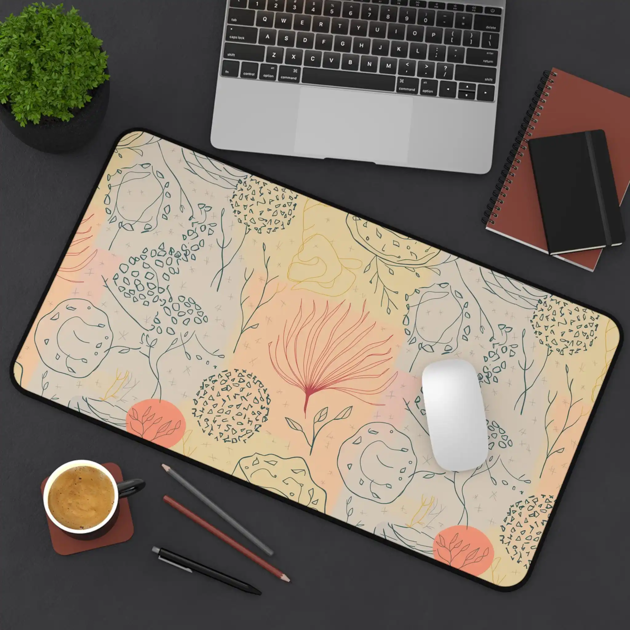 

Natural Abstract Pattern Mouse Pad, Non-slip Waterproof Mouse Pad, Office Gaming Desk Decoration Mat, Perfect Gift for Friends.