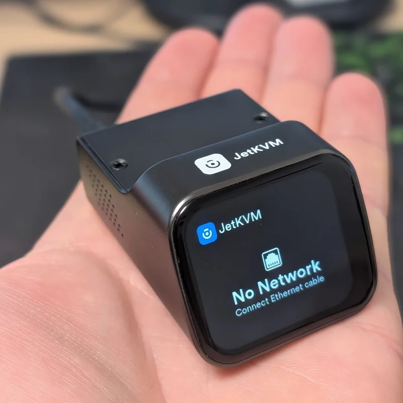 JetKVM IP-KVM Controlador remoto de computadora de código abierto Dispositivo de control de escritorio de gestión remota Compatible con Mac/Windows/Linux, etc.