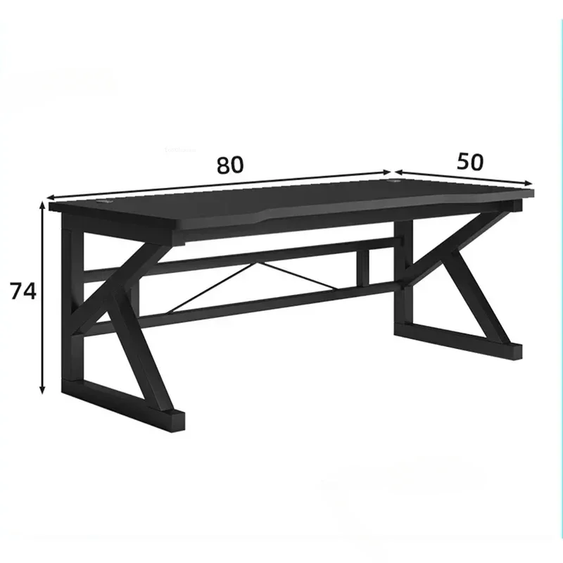 Modern Desktop Computer Desk Internet Cafe Game E-sports Table Simple Modern Student Study Table Bedroom Desk Office Furniture D